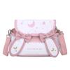 Anime Cute Lolita Moon Star Printed Bow Tie Women Shoulder Bag Cross Body