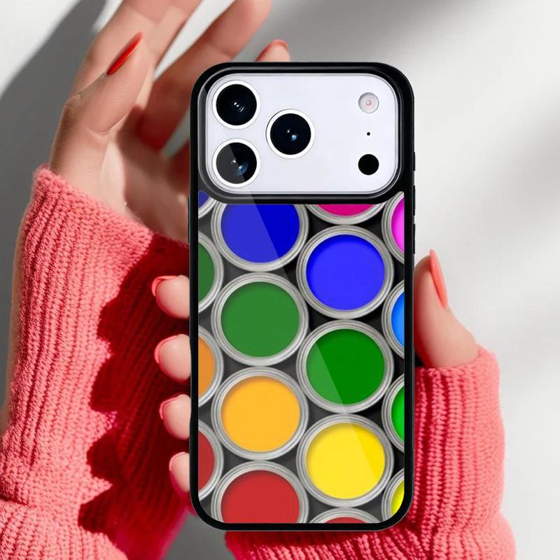 Красочный Радужный Акварельный Чехол для Телефона для iPhone 17 16 15 14 13 Pro Max Задняя Крышка для 12 11 Pro Coque