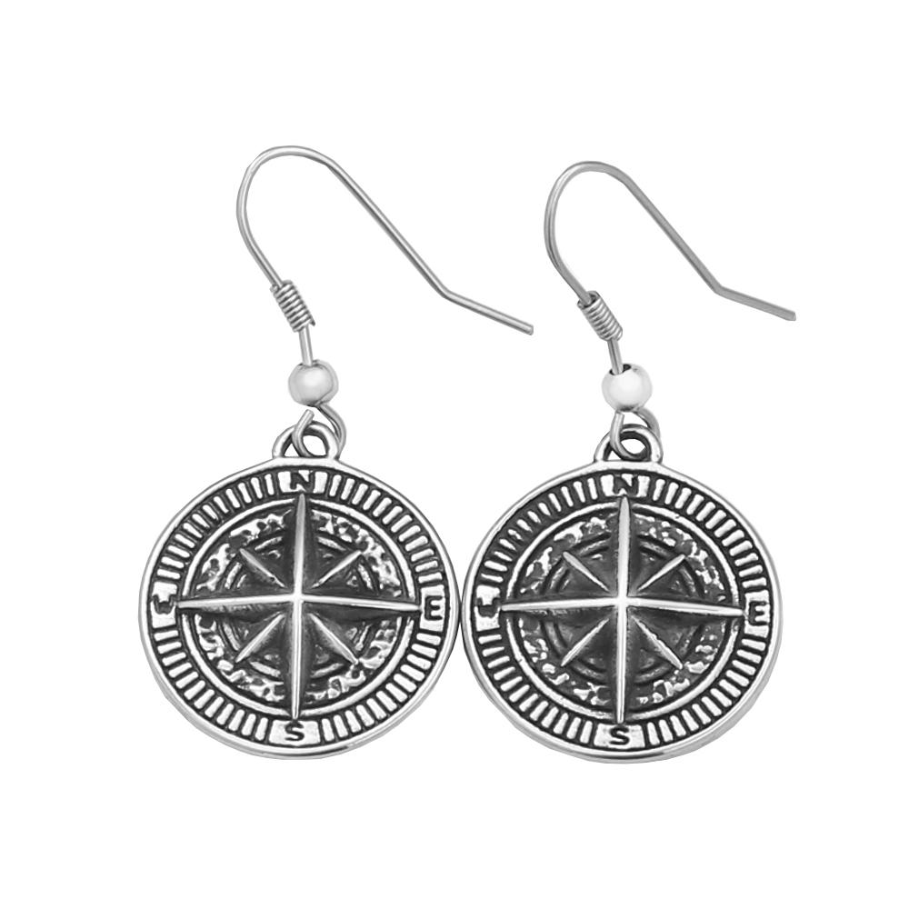 Vikings Valknut Rune Earrings Stainless Steel Viking Trinity Amulet Earrings For Men Women Fashion Jewelry Gift Wholesale 5