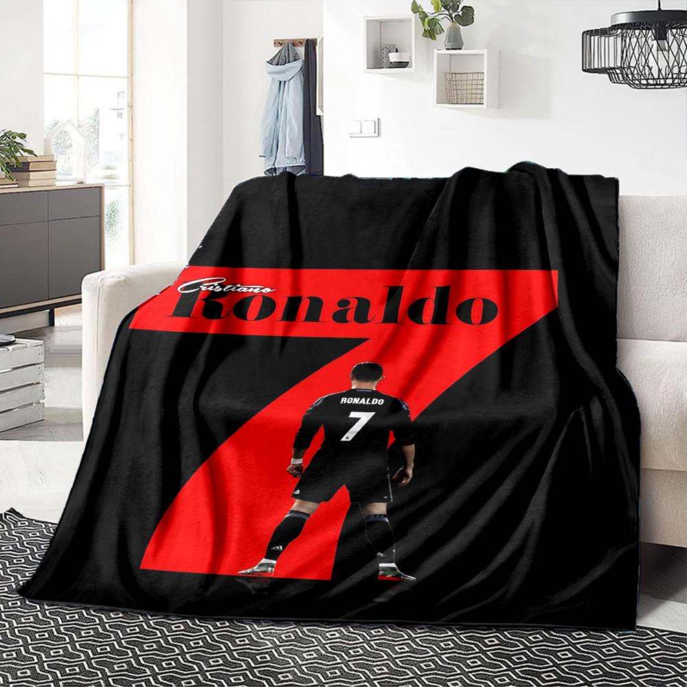 Ronaldos Number Seven Blankets Flannel Printed Breathable Warm Throw Blanket for Home Office Bedspreads 0708a146