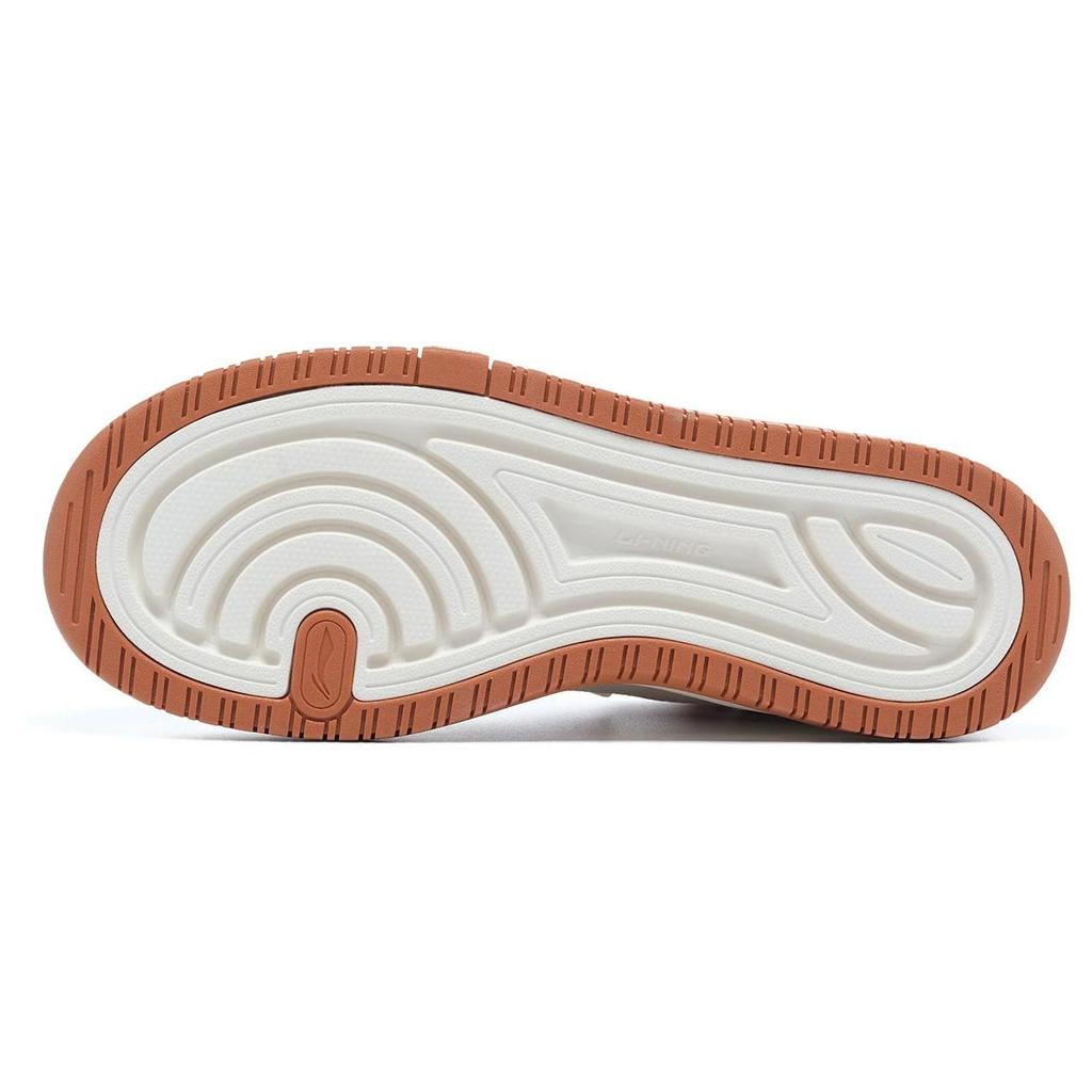 Li Ning Future C1 Synthetic Leather Non-Slip Wear-Resistant Low-Top Skate Shoes Women Sneaker White Red Green AGCT028-11