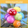Multi-colored Foam Mushrooms Miniatures For Stunning Diy Landscape Decoration
