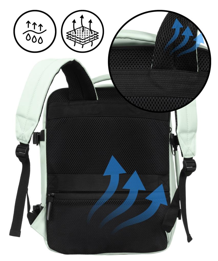 PTN SKYLINE-8619 Green Backpack