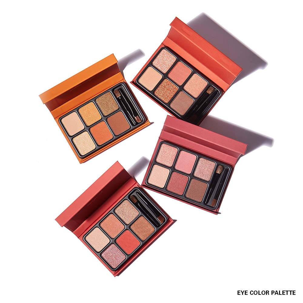 heme 6-Color Eyeshadow Palette (6 Colors) GOLDEN MANGO Taiwanese Cosmetics 1 Piece (x 1)