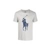 Футболка с коротким рукавом и круглым вырезом Polo Logo Print, мужская, серая 710796092-005