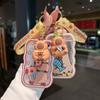 With Key Ring Capybara Card Holder Keychain PVC Transparent ID Card Holders  Boys Girls Gift