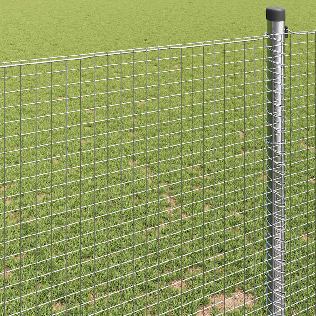 Welded Wire Fence Silver
