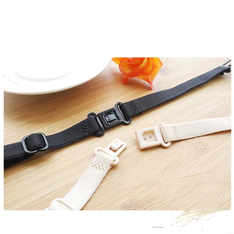 1Pc Upgrade Anti Slip Bra Straps for Women Lady Adjustable Women Accessories Holder Belt with Back Clips Polyester New Elastic