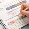 Index Tab Self-Adhesive Waterproof PET Writable Sticky Index Labels Notes File Page Flags School Supplies