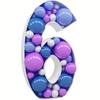 100CM Mosaic Number Frame 0-9 Balloon Filling Stand Number Marquee Frame Baby Shower Birthday Anniversary Party Decor