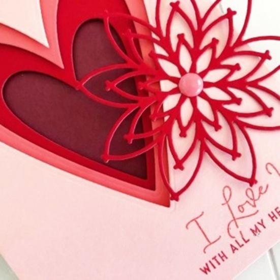 Цветок резки металла умирает DIY Скрапбукинг тиснение бумажные карты альбом трафарет