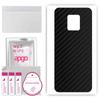 apgo Protective Skin Sticker for the Back Compatible with Xiaomi Poco M2 Pro, Wrap Film, Foil, Vinyl - Pattern Carbon Black
