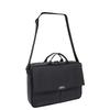 5606BK A4 Flap Shoulder Bag Unisex [Manhattan Passage] (Black)