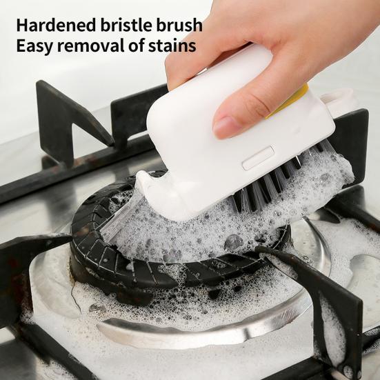 Очиститель оконных направляющих Эргономичная ручка Встроенный скребок Пинцет Щетка для чистки направляющих раздвижной двери Щетка для дверных пазов в зеркальной раме Ручной инструмент для щелей