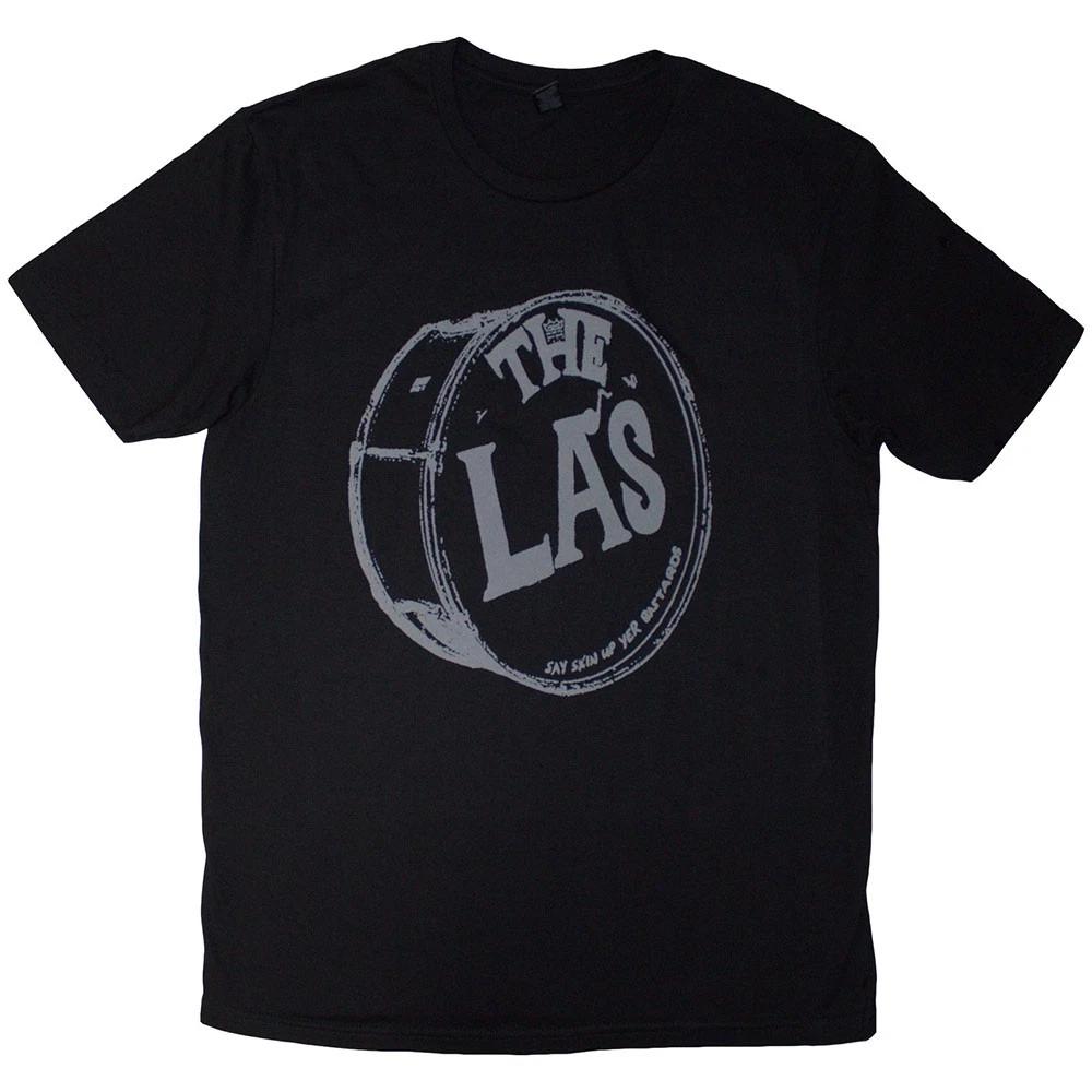 The Las Grey Drum Head Logo Licensed Tshirt Unisexs