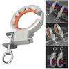 Industrial Bridge Cable Guide Tool 65mm Wide Smooth Roller 330 Degree Adjustable Clamp For Construction Wiring