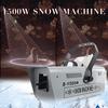 1500W Wedding Snow Machine Remote Control Disco DJ Snowflake Manufacturing Machine Christmas Party Event Atmosphere Props