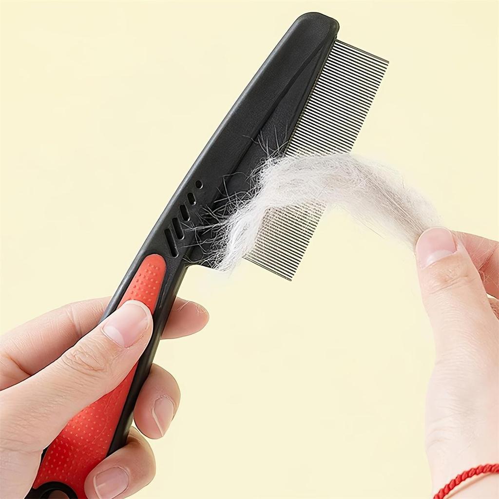 Stainless Steel Fine Tooth Tweezers Comb Lice Comb Professional Head Lice Nit Removal Hair Comb