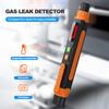 Детектор утечки газа Пропан Сигнализация природного газа с ЖК-экраном Высокодецибеловый мини-портативный детектор утечки горючего газа с батарейным питанием