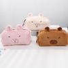 Large Capacity Capybara Plush Pencil Case Zipper Capybara Plush Pencil Pouch  Student