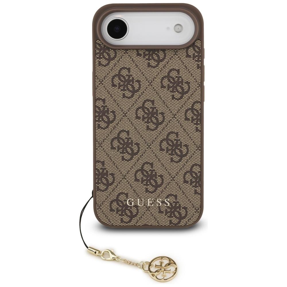 Guess 4G Charms Collection MagSafe case for iPhone Air brown