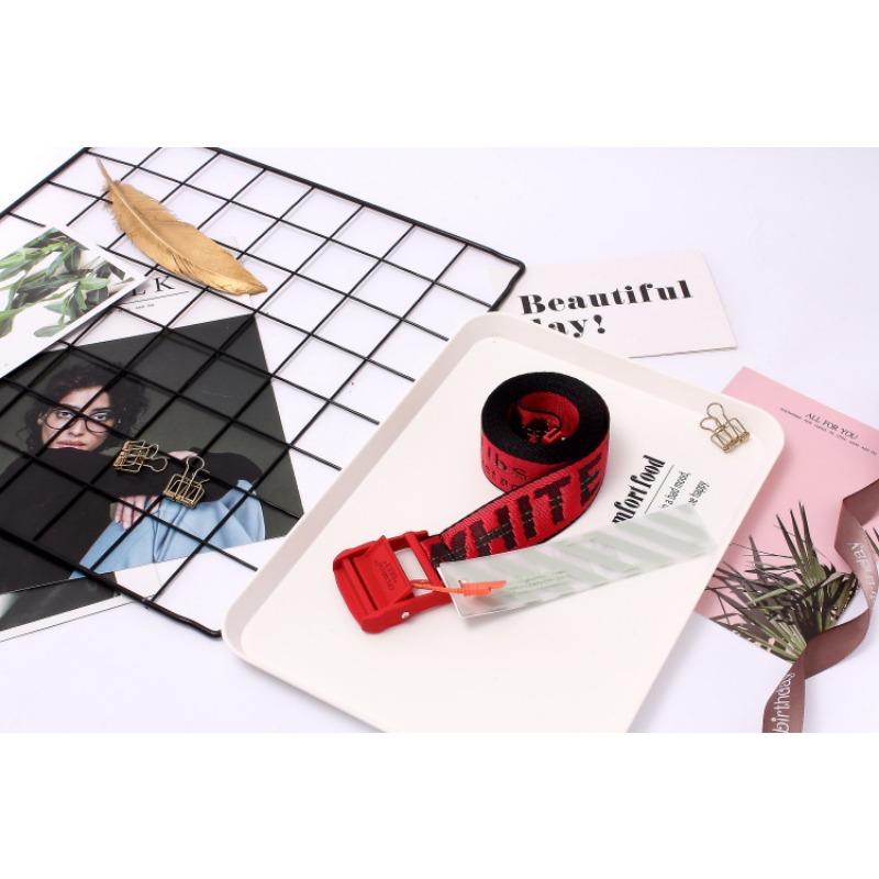 Новый холщовый ремень в индустриальном стиле OFF-white, тот же модный ремень