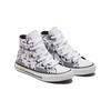 Converse Chuck Taylor All Star Полный Принт Прочные Высокие Детские Холщовые Кеды Детские Кроссовки Черно-Белые 670211C