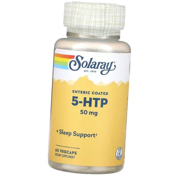 5-гидрокситриптофан, 5-HTP 50, Solaray 60вегкапс (72411012)