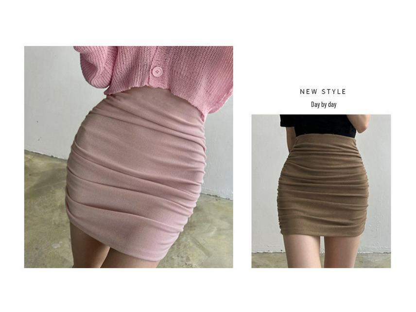 Корейская плиссированная короткая юбка Dongdaemun с высокой талией — стройная, сексуальная и модная мода для женщин