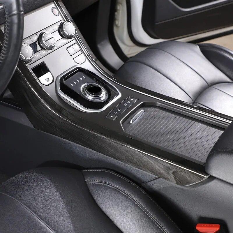 Для Land Rover Range Rover Evoque 2012-2018 ABS углеродное волокно/серебристый автомобильный центр управления боковой отделкой полоса наклейка автомобильные аксессуары