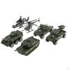 6 Pieces Vehicle Toy Set 1:87 Diecast Alloy Model Car Playset Truck for Kids