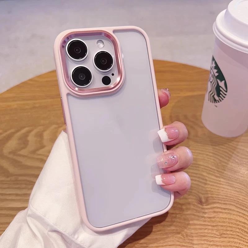 Luxury Transparent Phone Case For iPhone 11 12 13 14 15 16 17 Pro Max Plus Air Clear Shockproof Bumper Cases Cover