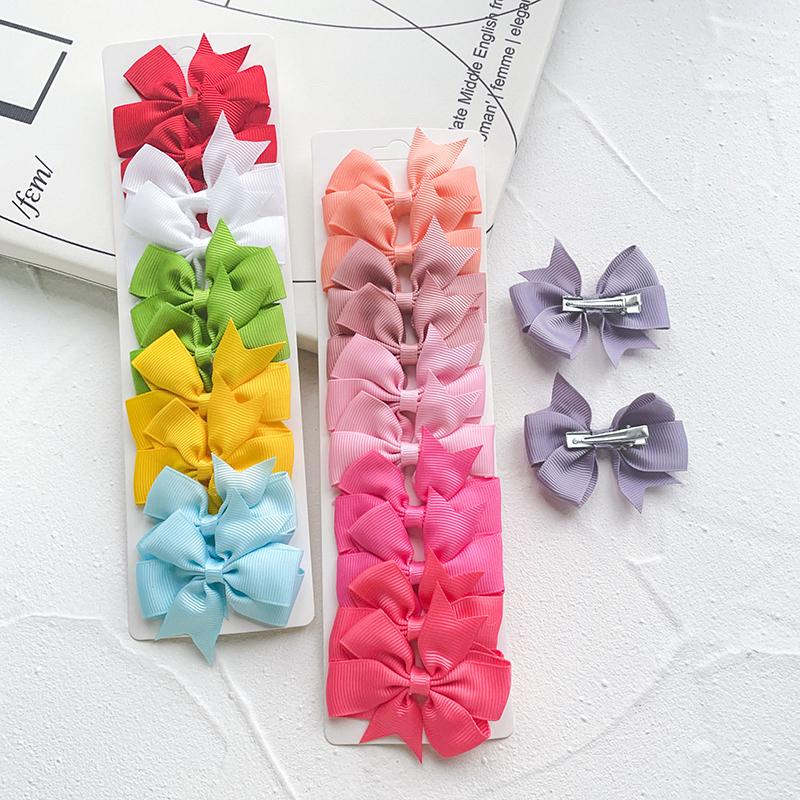 10 шт. бантики эластичные резинки для волос резинки для волос ленты косички корсажные аксессуары для волос повязки для девочек для детей