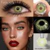 FUNSACHY New Colored Contact Lenses for Eyes 1Pair Brown Natural Eye Lenses Cosmetic Beauty Pupils Yearly Y2K Blue Eye Contacts
