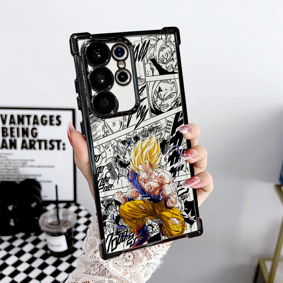Чехол для телефона с мягкой обложкой Dragon Ball для Samsung Galaxy S21 Plus S24 S23 S20 FE S22 Ultra S25 Edge