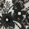 Ажурная Свадебная Аппликация Нашивка Пришивная для DIY-поделок Вышитая Аппликация Аппликация Трехмерный Цветок Аксессуары для Одежды