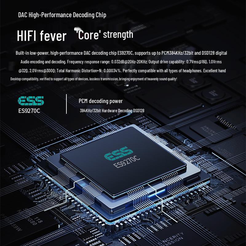 Аудиоадаптер JM35L DAC-усилитель для наушников Apple - Hi-Fi адаптер-кабель с чипом ES9270C