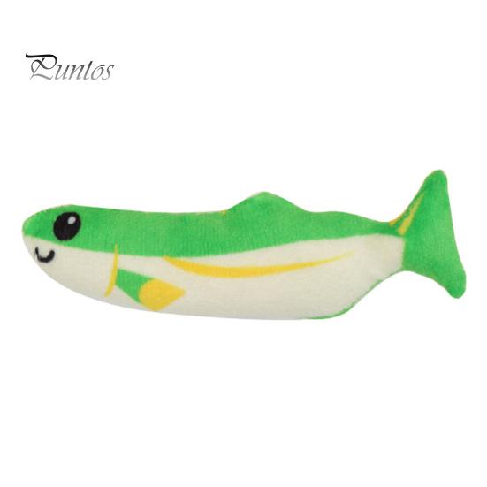 Плюшевая игрушка для кошек в форме рыбы, мягкая, устойчивая к укусам, интерактивная игрушка для жевания домашних животных, уменьшающая беспокойство, чистка зубов, эмоциональная успокаивающая игрушка для кошек