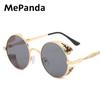 MePanda Unisex Round Dot Paint Vapor Punk Retro UV Resistant sunglasses,UV400
