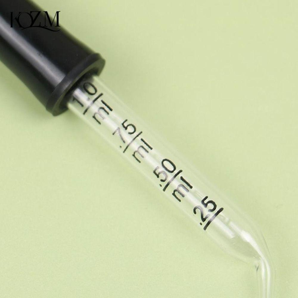 Dropper Transfer Rubber Head Scale Pipette Medicine Dropper Glass Liquid Dropper Scale Dropper
