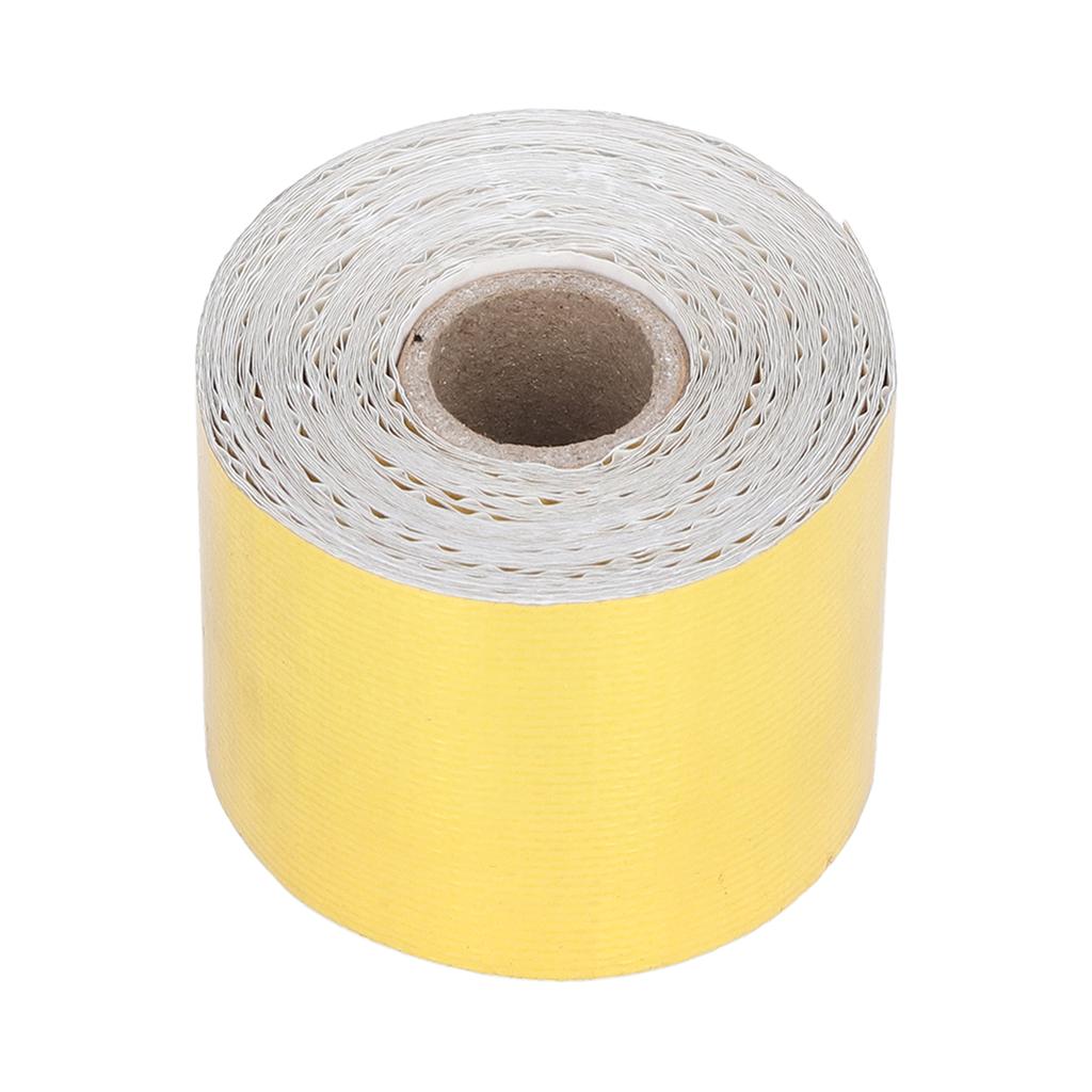 Heat Shield Tape Self Adhesive Aluminum Foil Heat Reflective Resistant Hose Auto Use 2inx32.8ft