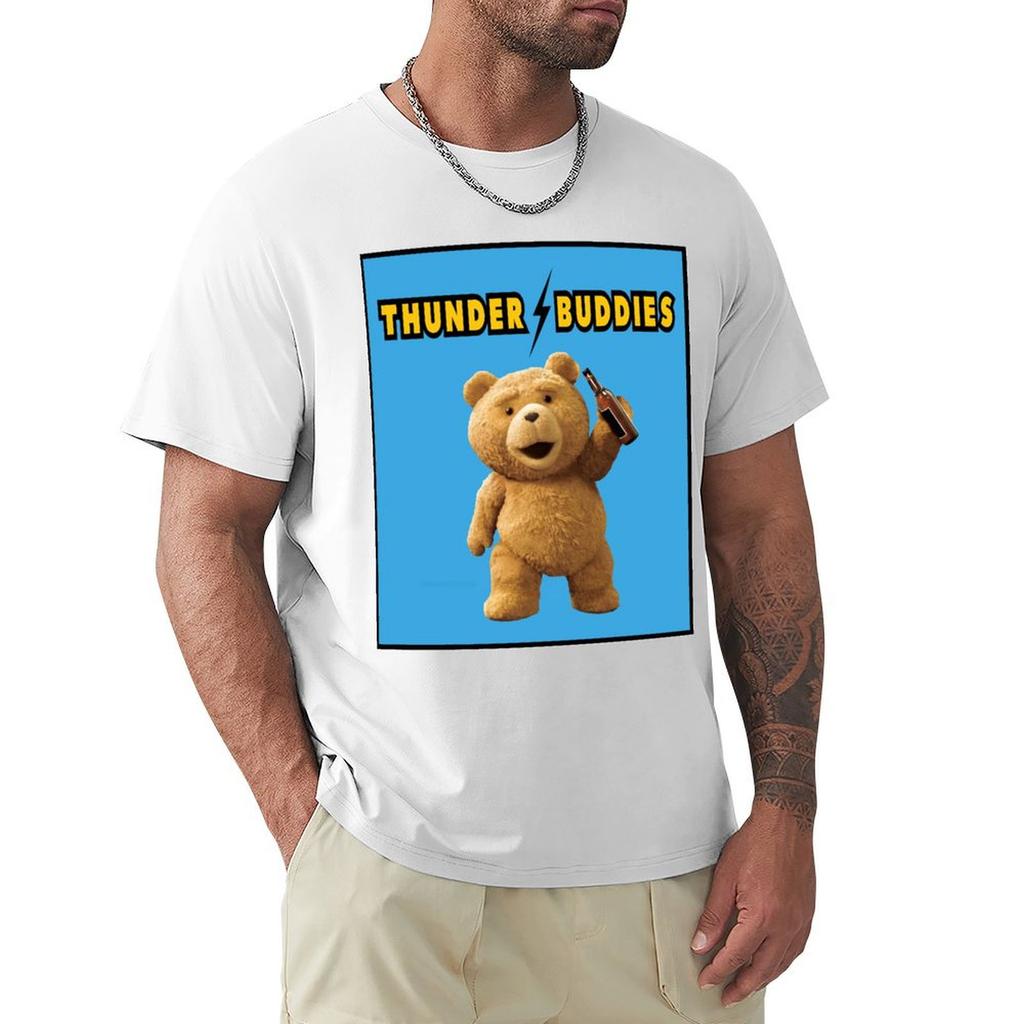 Thunder Buddies Classic Tshirt Plus Size Outdoor Casual Top