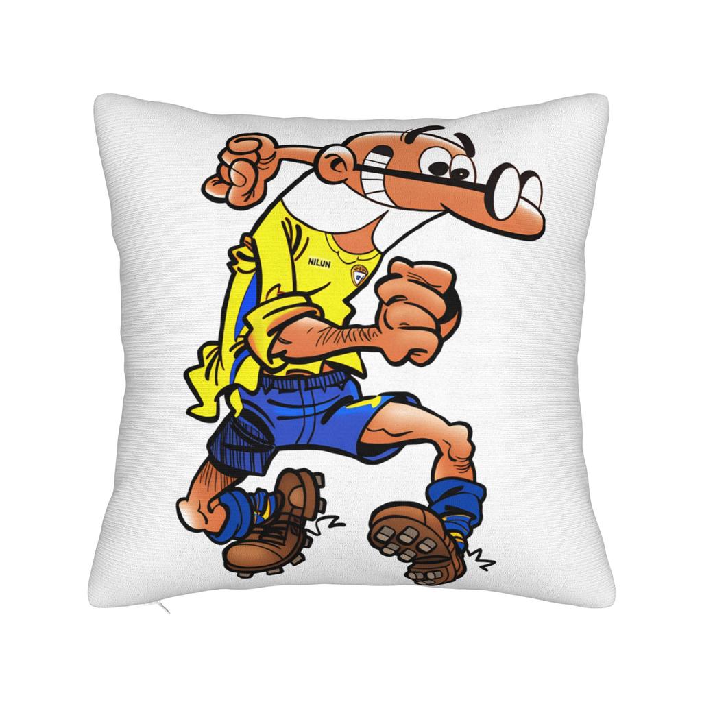 Mort & Phil Mortadelo y Filemón Pillow Case Square Pillow Cover Kawaii Pillowcases For Living Room Bed Chair