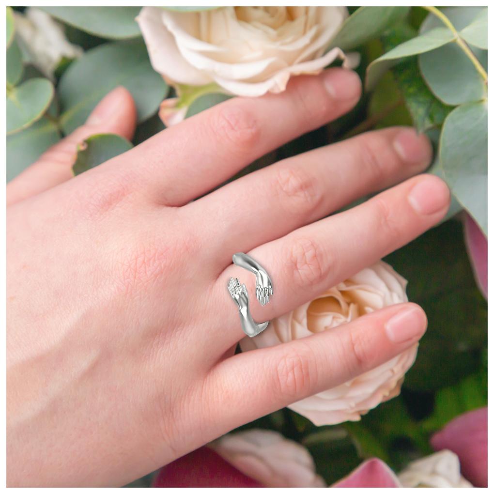 Винтажное открытое кольцо, регулируемое, помолвочное, свадебное, сувениры для вечеринки, парное, на фалангу, ручное украшение, персонализированные подарки, аксессуары