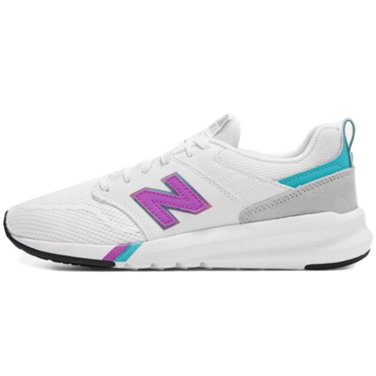 New Balance 009 Women White B Width Low Top Running Shoes Comfortable Versatile WS009MP1