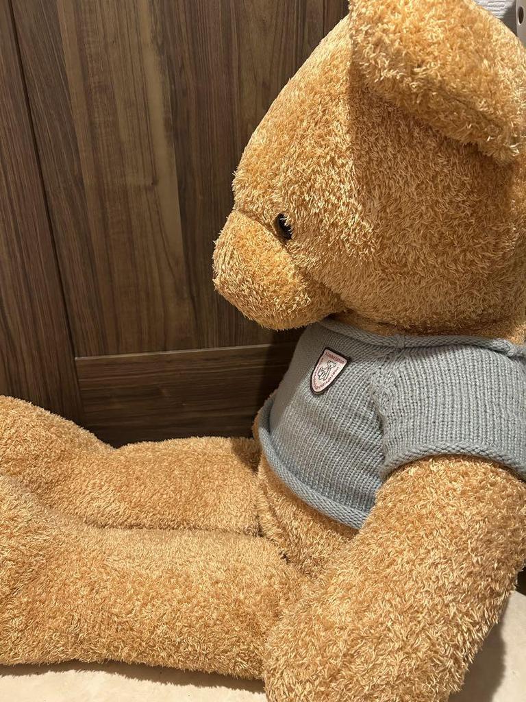 [USED] Large stuffed teddy bear, approximately 130cm