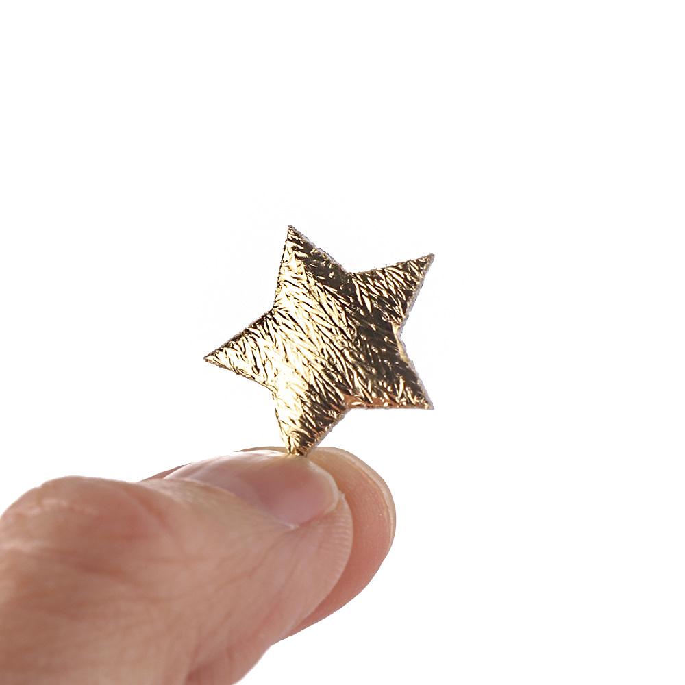 Тиснение Украшения для вечеринок Звезды из ткани Аксессуары для волос Украшения из пенопласта Звезды Орнаменты