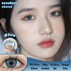 Eyeshare Цветные контактные линзы года Натуральные карие цветные линзы для макияжа глаз Синие модные контактные линзы Серые косметические линзы 1 пара