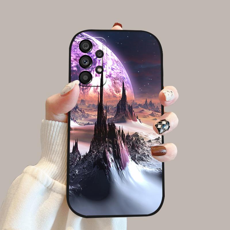 Для Samsung A73 A72 Чехлы Модный Мультяшный Принт Мягкий Силикон ТПУ Чехол для Телефона Для Samsung Galaxy A53 A33 Защитный Бампер Чехол