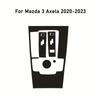 For MAZDA 3 Axela - Interior Central Control Panel Door Handle 5D Carbon Fiber Stickers Decals Car Styling Accessorie